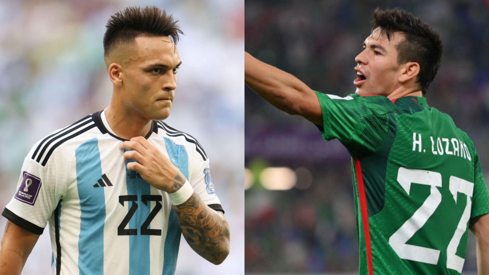 Argentina x México prometem fazer uma partida equilibrada na Copa do Mundo - GettyImages