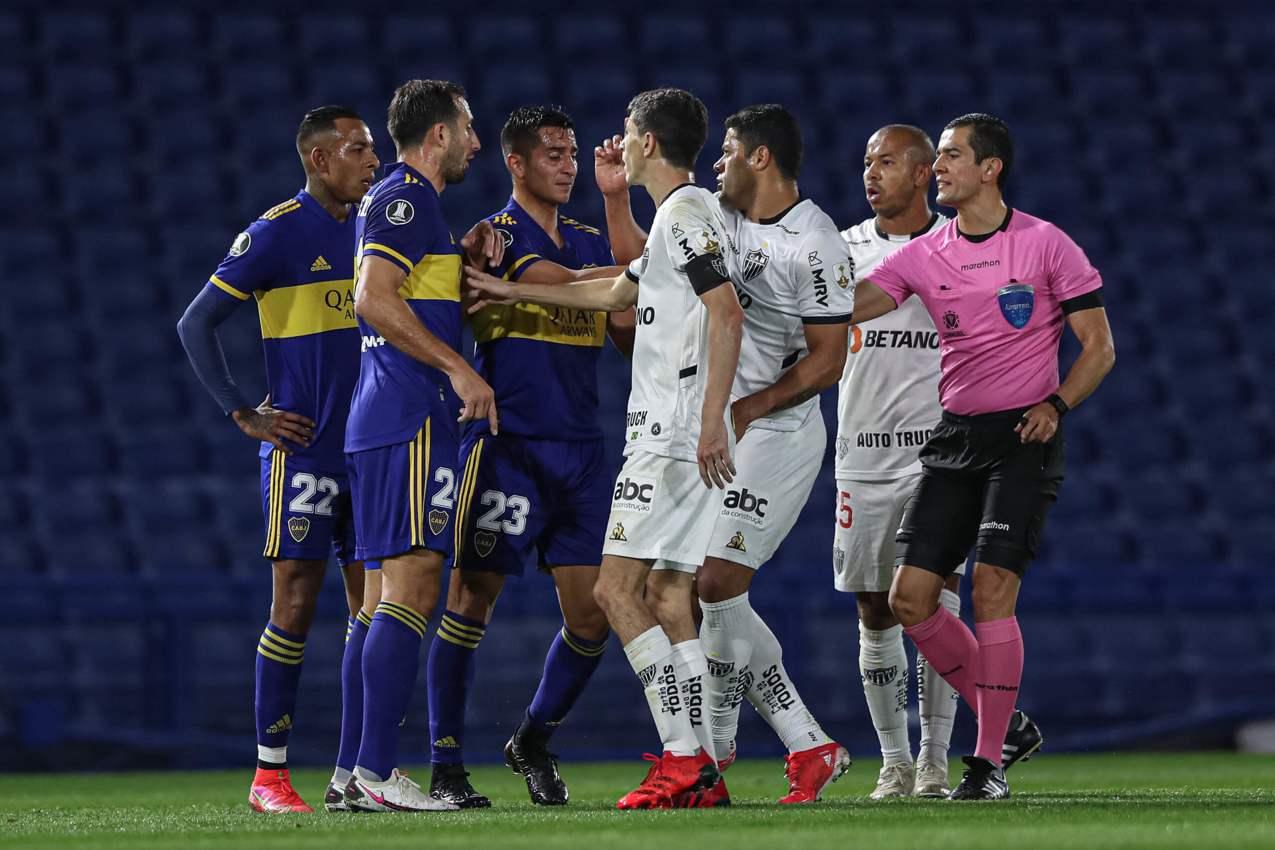 Jogo entre Atlético-MG e Boca Juniors teve polêmica e Conmebol admitiu erro - Pedro Souza/Atlético Mineiro