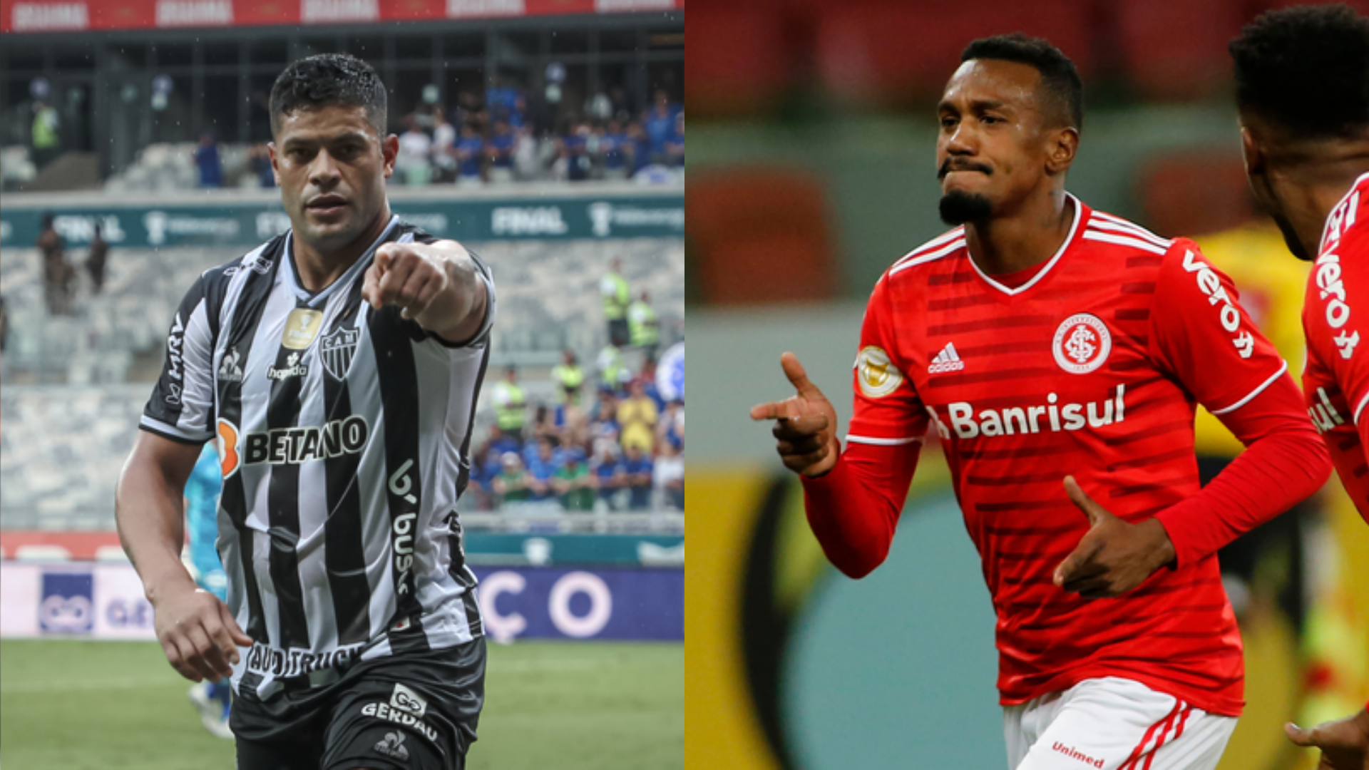 Atlético-MG x Internacional se enfrentam pela primeira rodada do Brasileirão - Pedro Souza / Atlético / Flickr // Getty Images