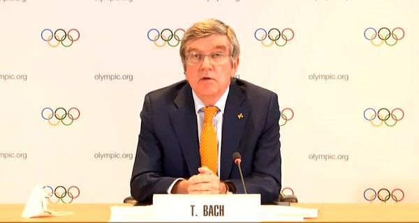 Thomas Bach, presidente do COI - Transmissão/COI