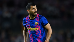 Aguero, jogador do Barcelona - GettyImages