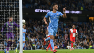 Ferran Torres, jogador do Manchester City que interessa o Barcelona - GettyImages