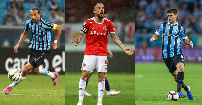 Barcos, 'Alessandro e Kannemann são três jogadores estrangeiros que brilharam pelo futebol gaúcho - Getty Images