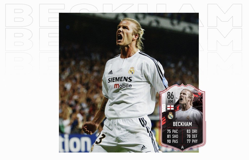 David Beckham é confirmado como novo Icon do FIFA 21 - Divulgação/ EA Sports
