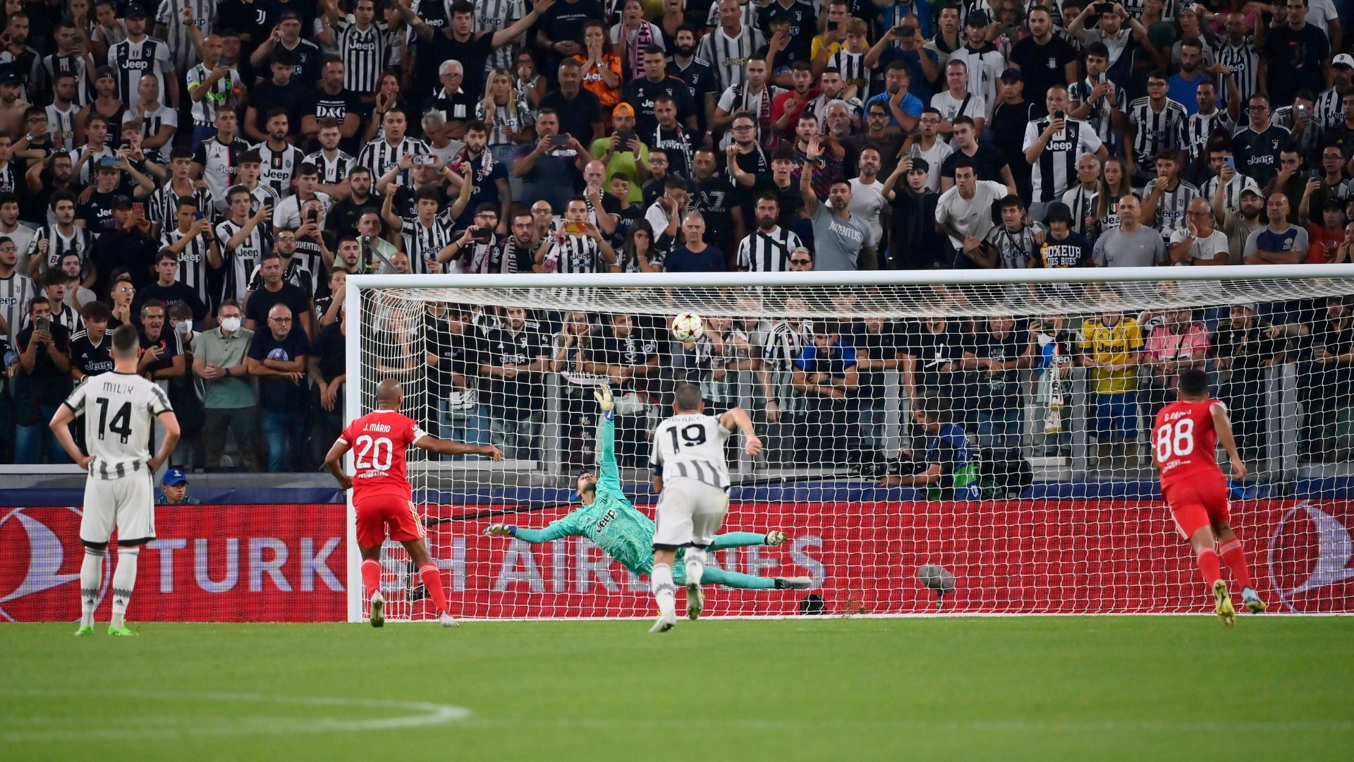 Benfica venceu a Juventus na Champions League - Getty Images