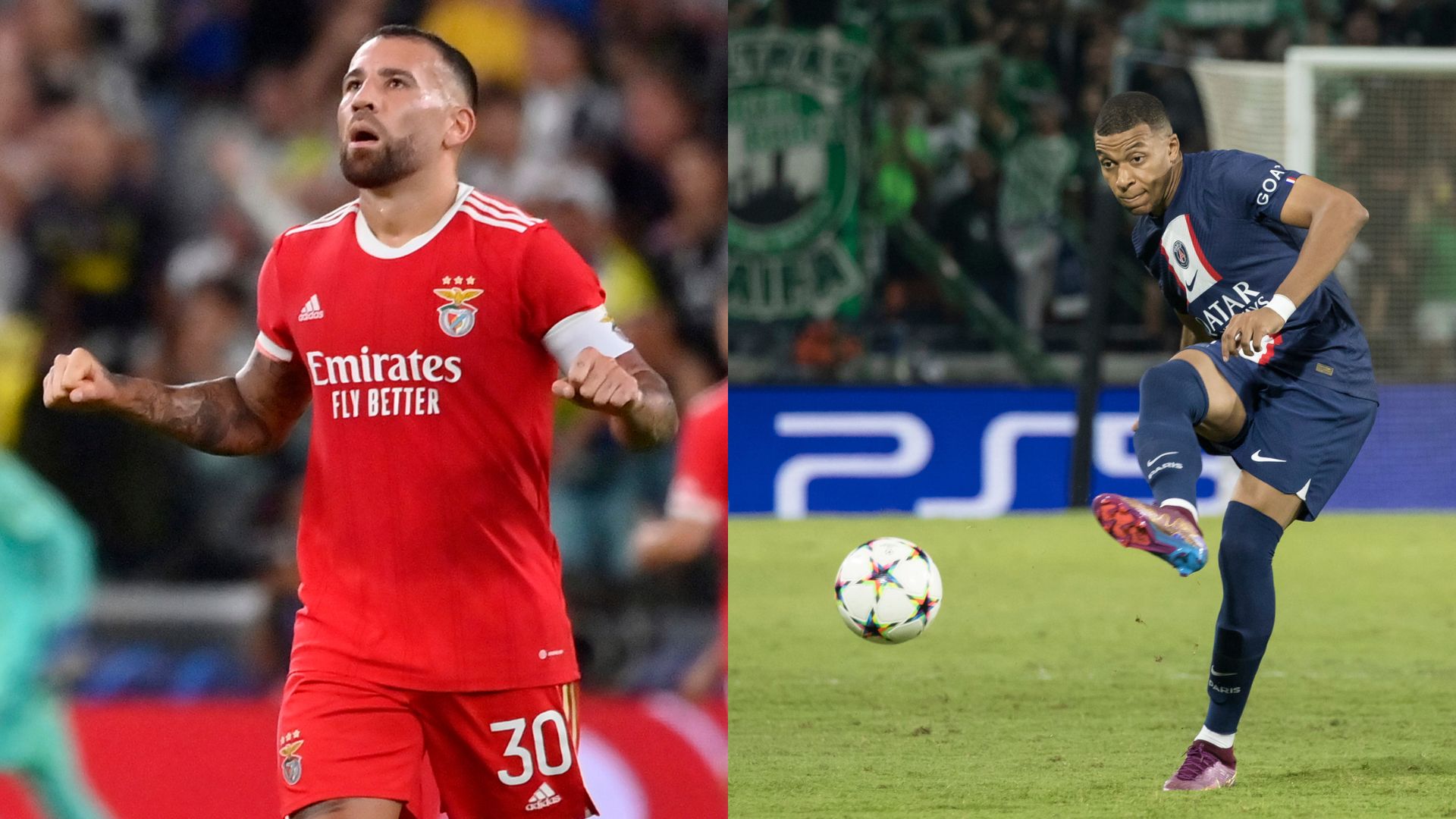 Benfica x PSG na Champions League - Getty Images