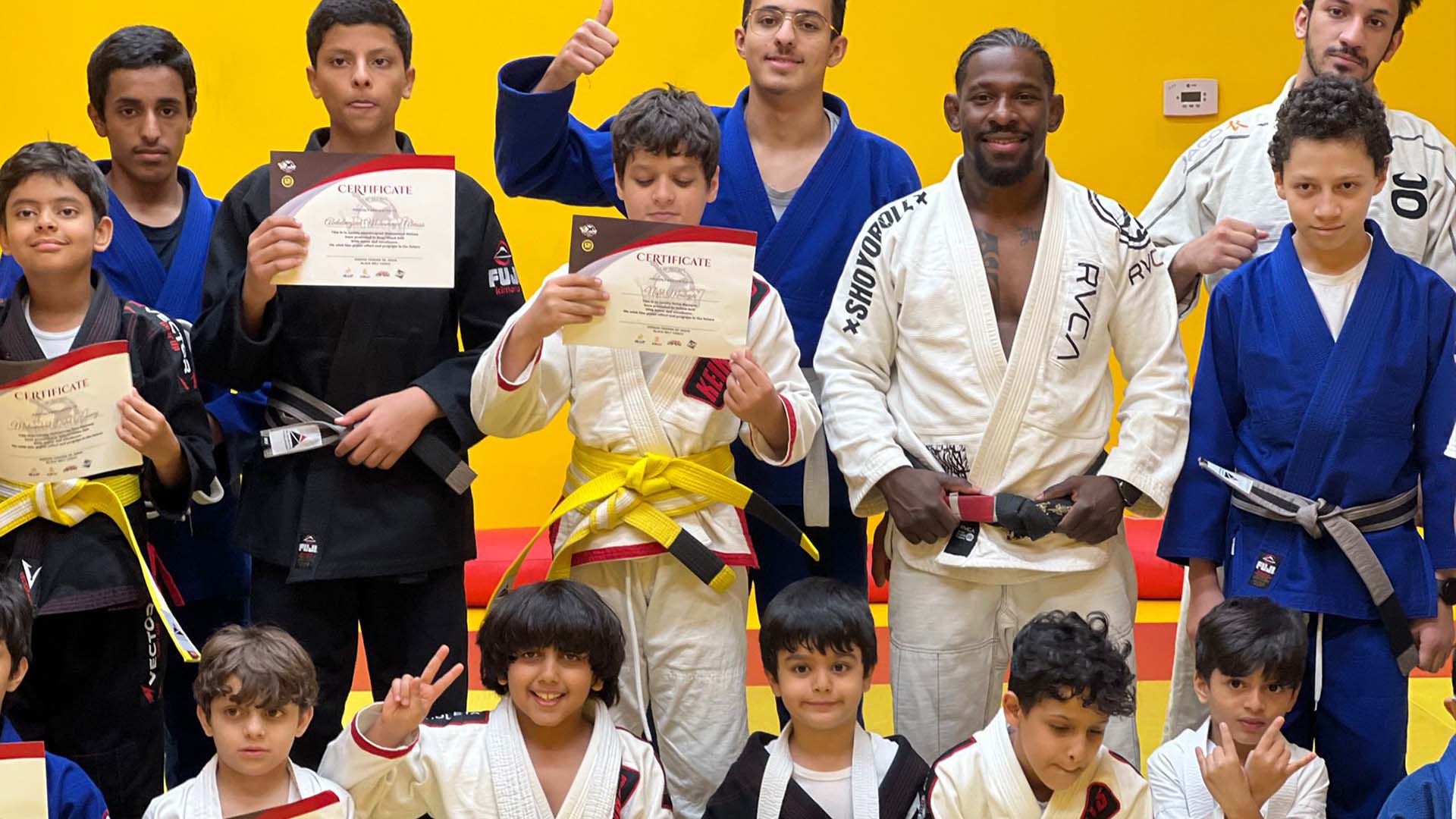 Billaboy ensina o jiu-jitsu brasileiro na Arábia Saudita - Arquivo Pessoal