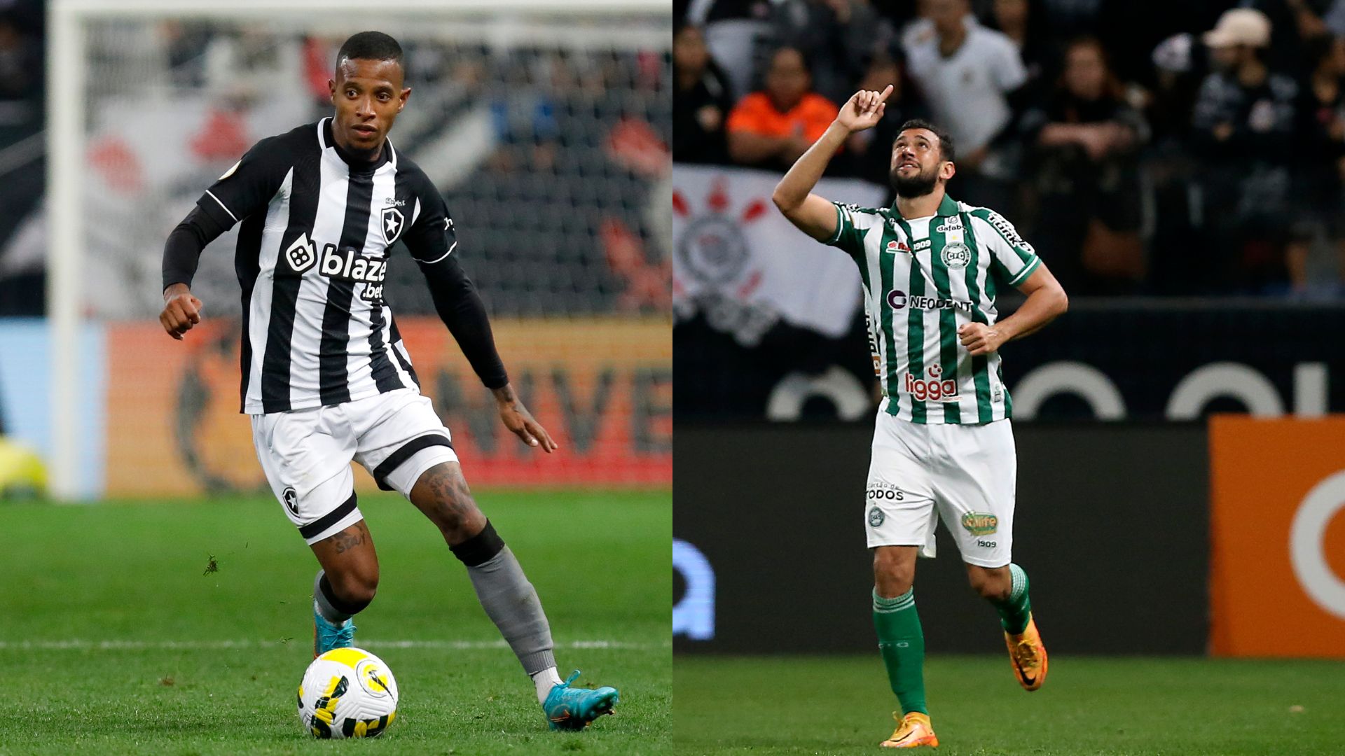 Botafogo e Coritiba se enfrentam pelo Brasileirão - Getty Images