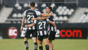 Botafogo comemorando o gol no Campeonato Carioca - Vitor Silva/Botafogo/Flickr