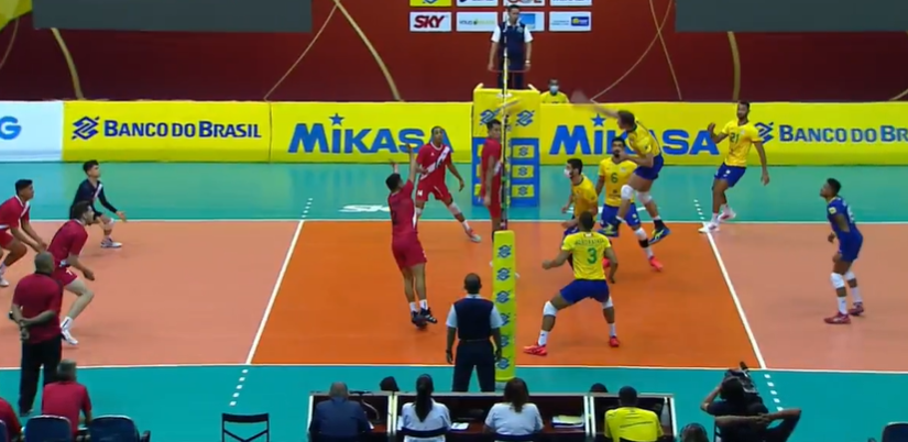 Brasil vence Peru na estreia do Sul-Americano de Vôlei - Transmissão/ SporTV