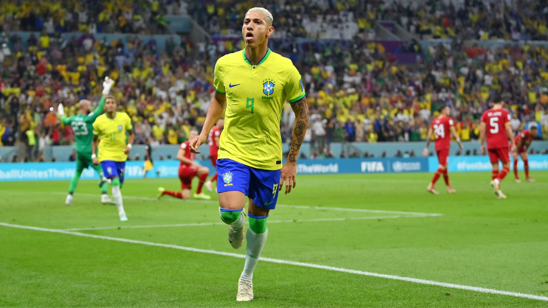 Brasil vence Sérvia pela Copa do Mundo - Getty Images