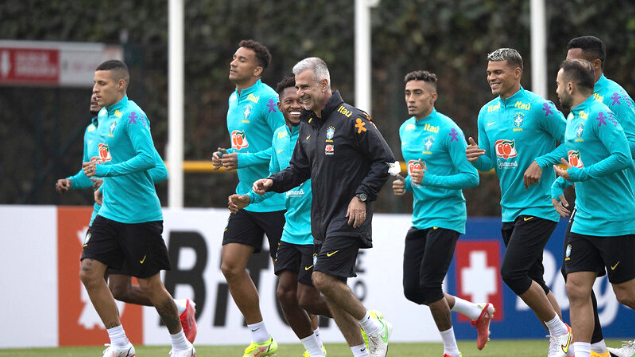 Jogadores do Brasil, que vão encarar a Colômbia pelas Eliminatórias - Lucas Figueiredo/CBF/Flickr