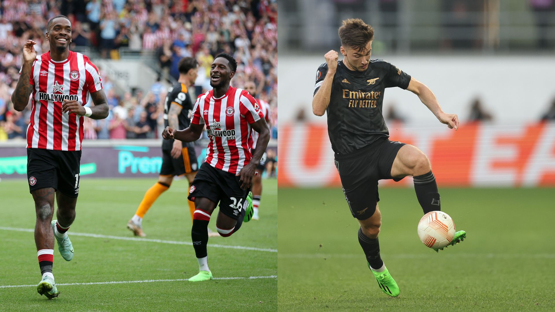 Brentford e Arsenal se enfrentam pela Premier League - Getty Images