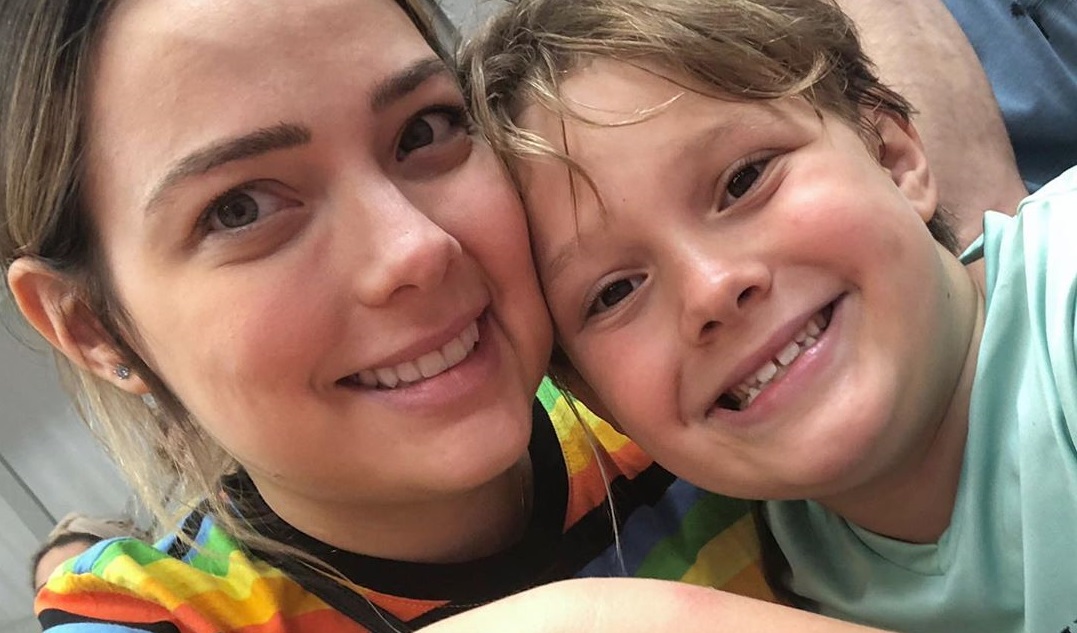Carol Dantos postou a foto de seu filhos - Instagram