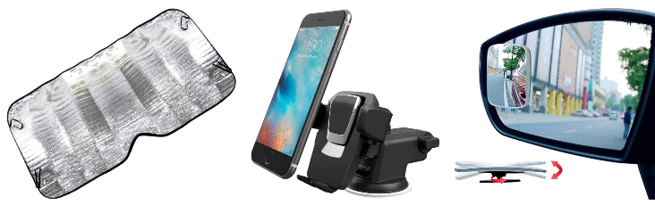 Kit de limpeza, alarme, suporte magnético e mais itens para equipar seu carro - Reprodução/Amazon