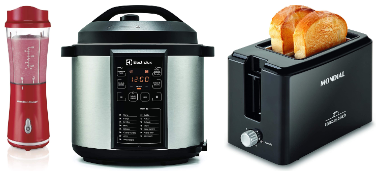 Panela de pressão elétrica, cafeteira e outros itens para equipar sua cozinha - Reprodução/Amazon