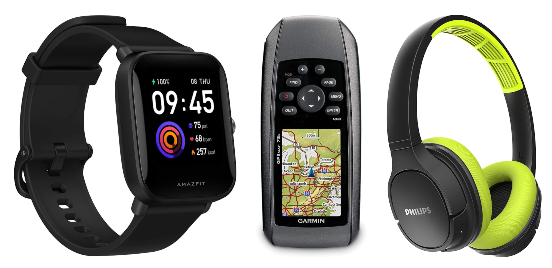 GPS esportivo, smartwatches e fones de ouvido ideais para práticas esportivas - Reprodução/Amazon