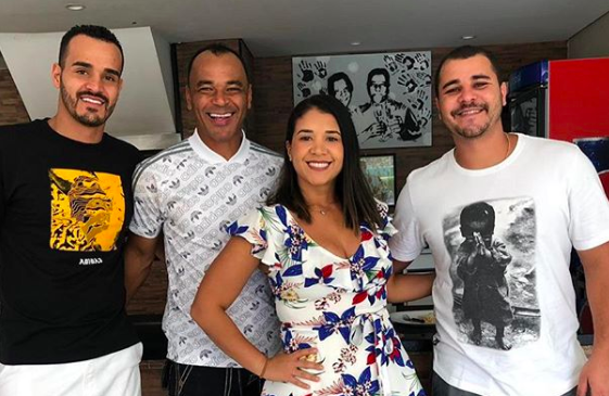 Wellington, Cafu, Michelle e Danilo - Reprodução Instagram