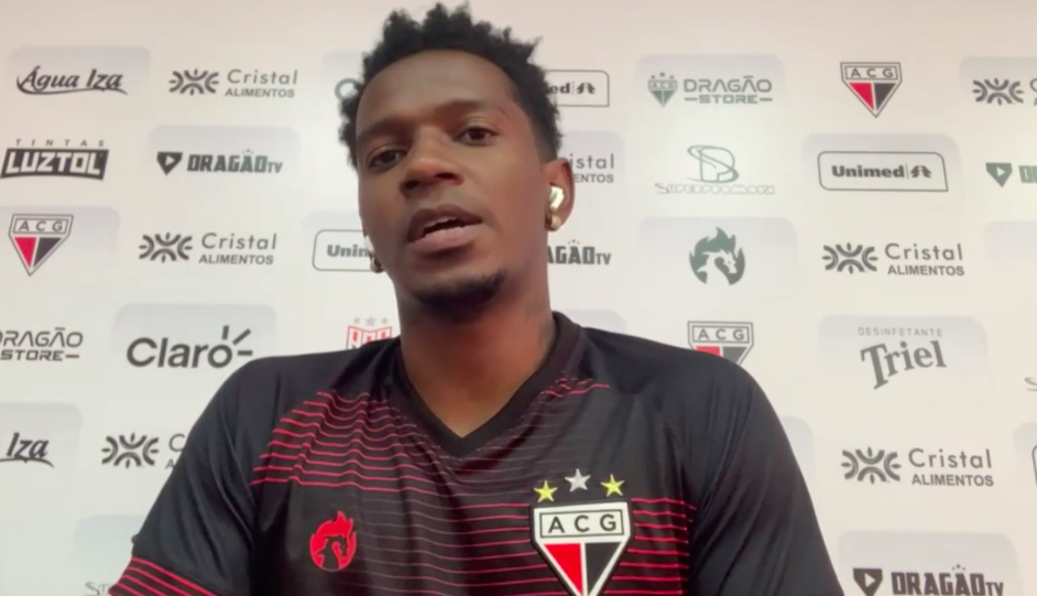 Hyuri, atacante do Atlético-GO - Transmissão SporTV