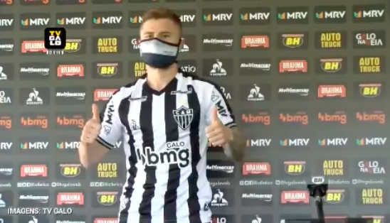 Eduardo Sasha é apresentado no Atlético MG - Transmissão TV Galo