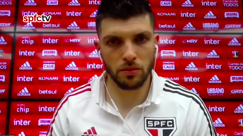 Thiago Volpi, goleiro do São Paulo - Transmissão SPFC TV