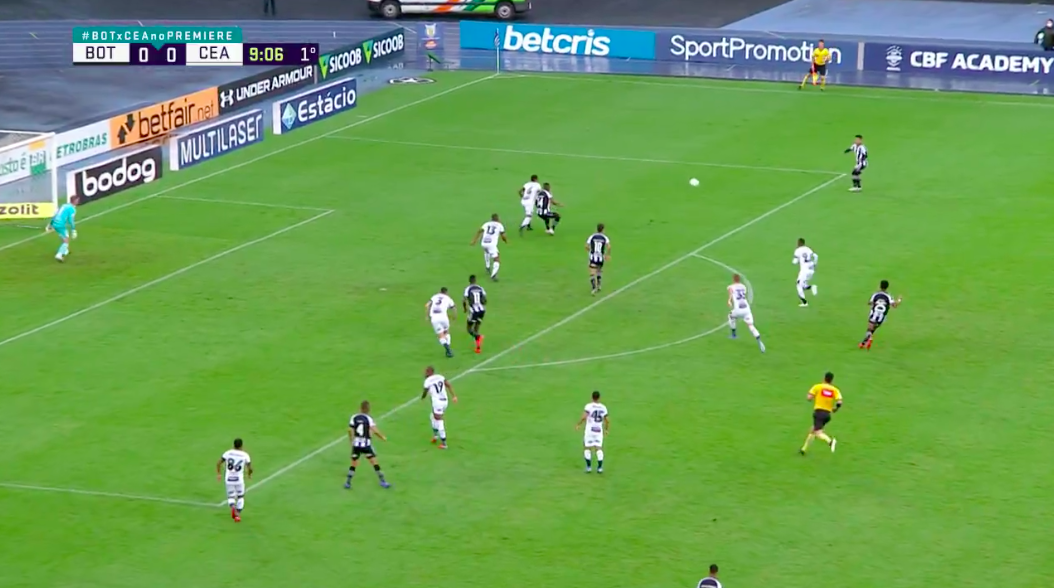 Botafogo x Ceará - Campeonato Brasileiro - Transmissão TV Globo