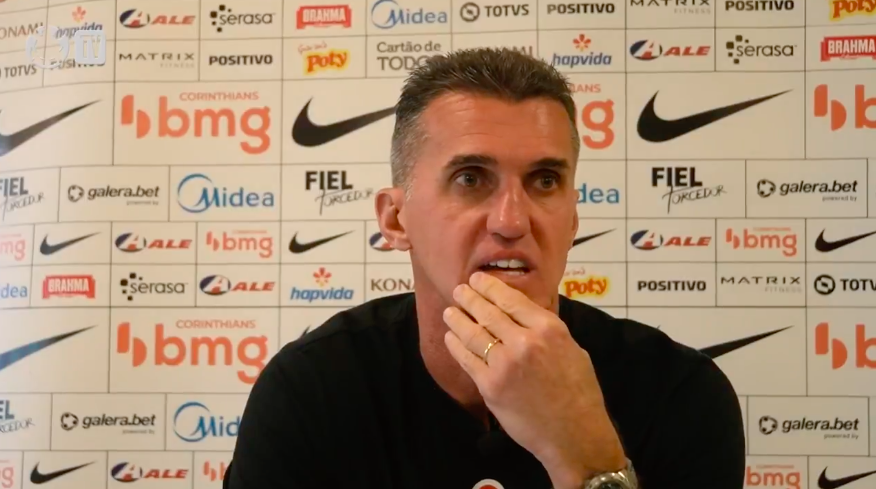 Vagner Mancini, treinador do Corinthians - Transmissão TV Corinthians