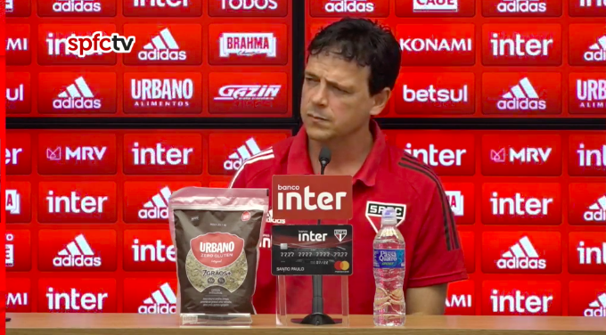 Fernando Diniz, treinador do São Paulo - Transmissão SPFC TV