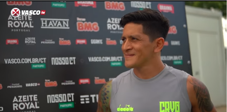 Germán Cano é considerado um dos principais atletas do atual elenco vascaíno - Transmissão Vasco TV