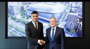 Casemiro e Florentino Pérez acertam renovação - Divulgação / Instagram @Casemiro