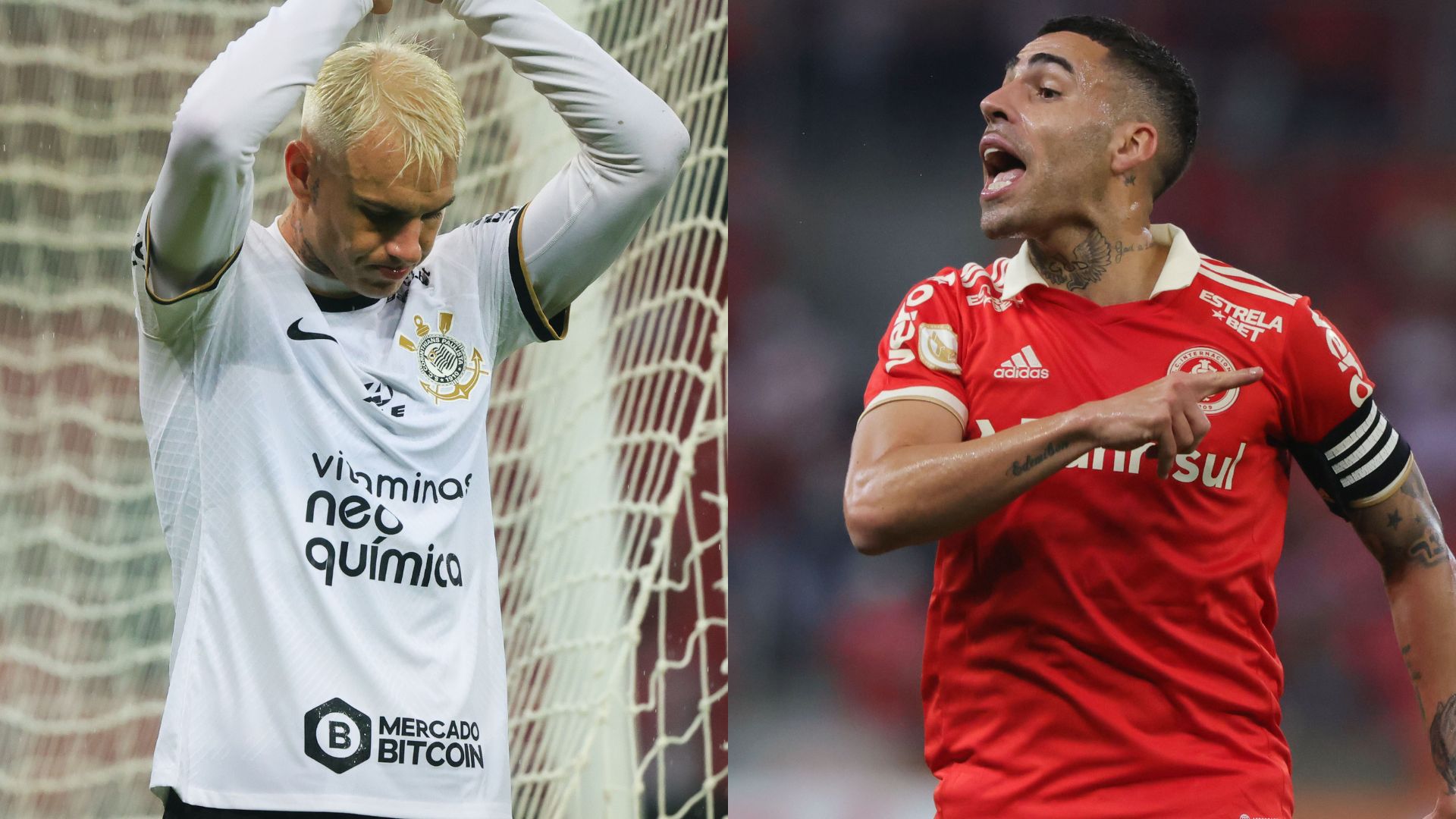 Corinthians e Inter se enfrentam pelo Brasileirão; saiba onde assistir ao confronto entre as equipes - GettyImages