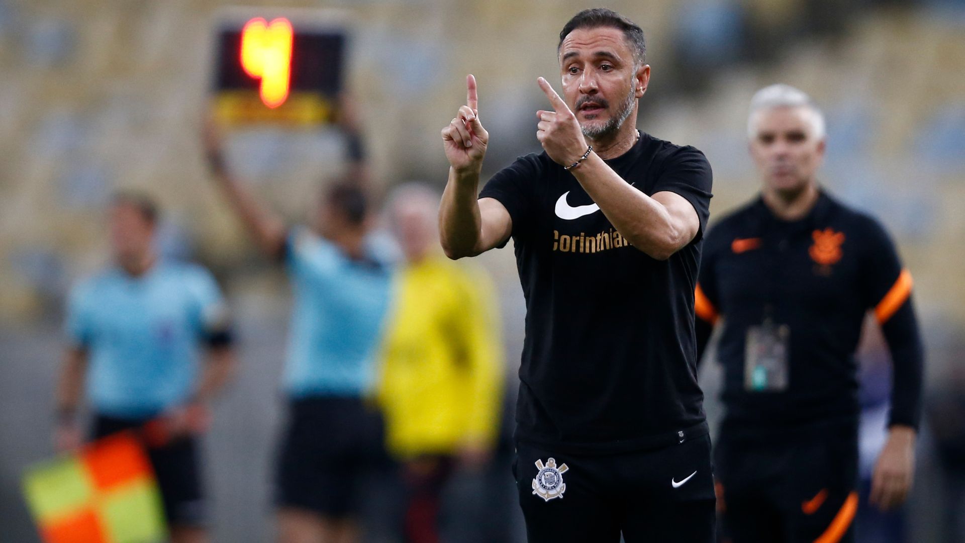 Corinthians enfrenta o Palmeiras e Vítor Pereira tem dúvidas para a sua escalação no clássico - GettyImages