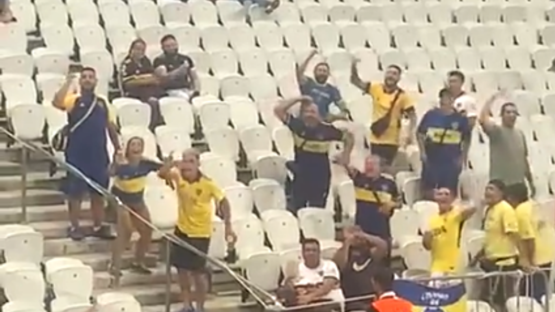 Corinthians x Boca Juniors tem gesto racista - Reprodução/Twitter