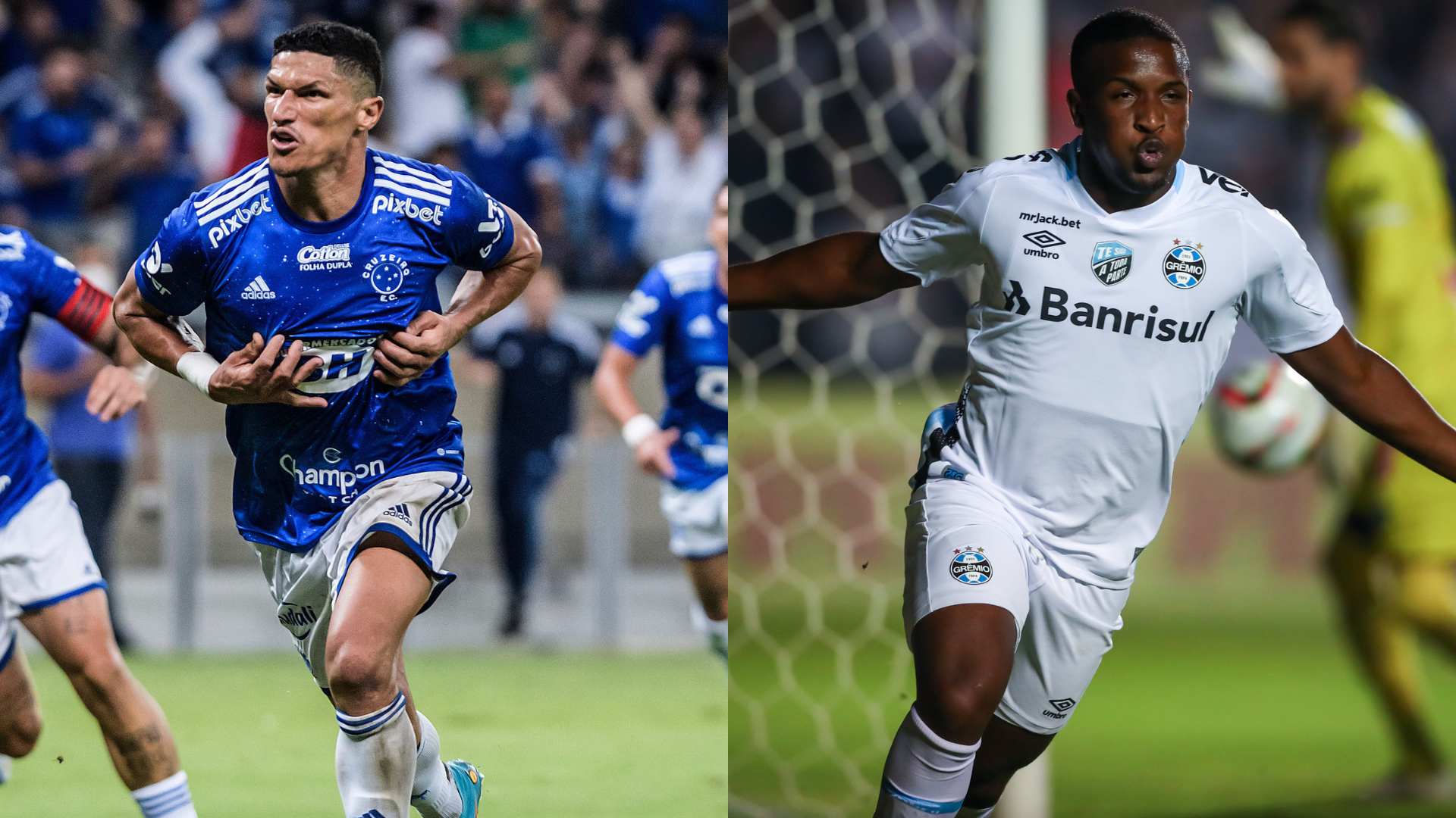 Cruzeiro e Grêmio se enfrentam pela série B do Brasileirão - Lucas Uebel / Grêmio / Gustavo Aleixo / Cruzeiro