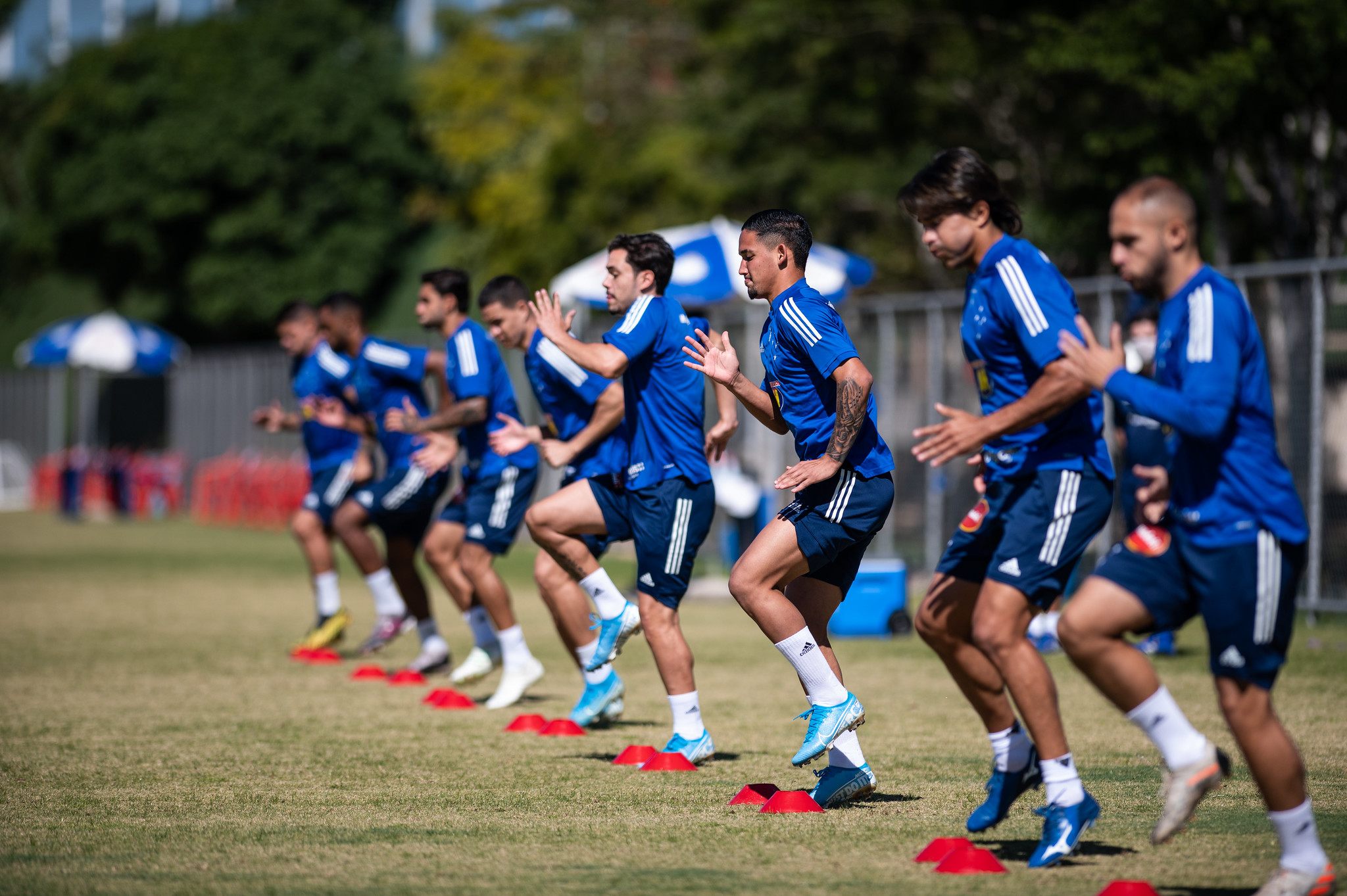 Jogadores do Cruzeiro em ação - Bruno Haddad / Cruzeiro / Fotos Públicas