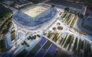 Education City é o terceiro estádio concluído para a Copa do Mundo de 2022 - Divulgação/ Comitê Organizador Catar 2022