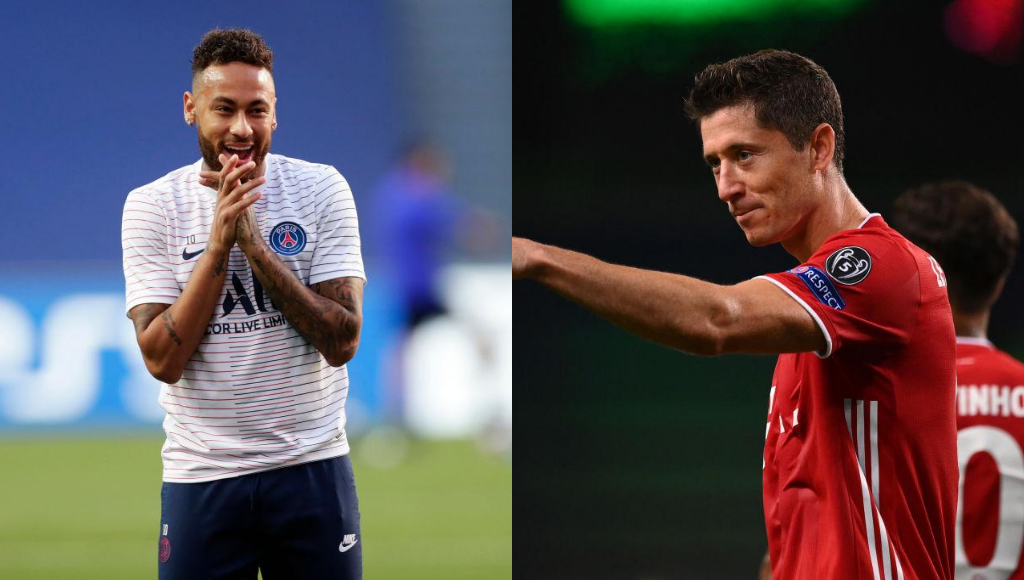 Neymar e Lewandowski prometem fazer uma grande partida - GettyImages