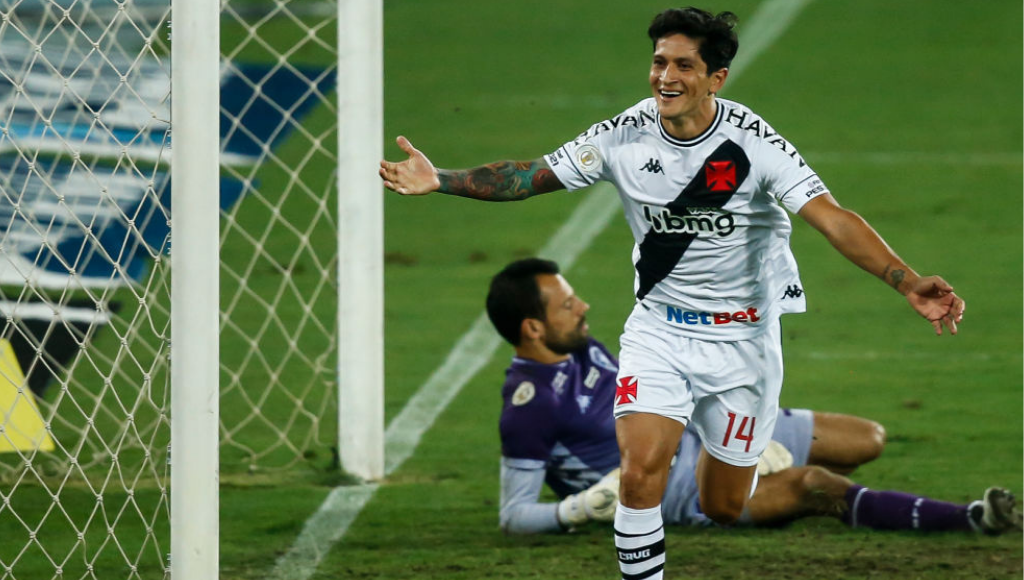Germán Cano comemorando gol - GettyImages