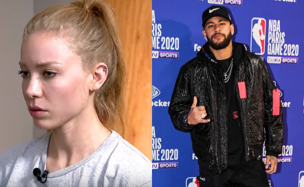 Após acusação de estupro, modelo Najila Trindade quer denunciar Neymar por patrocinar a prostituição - Youtube/Conexão Repórter/Instagram