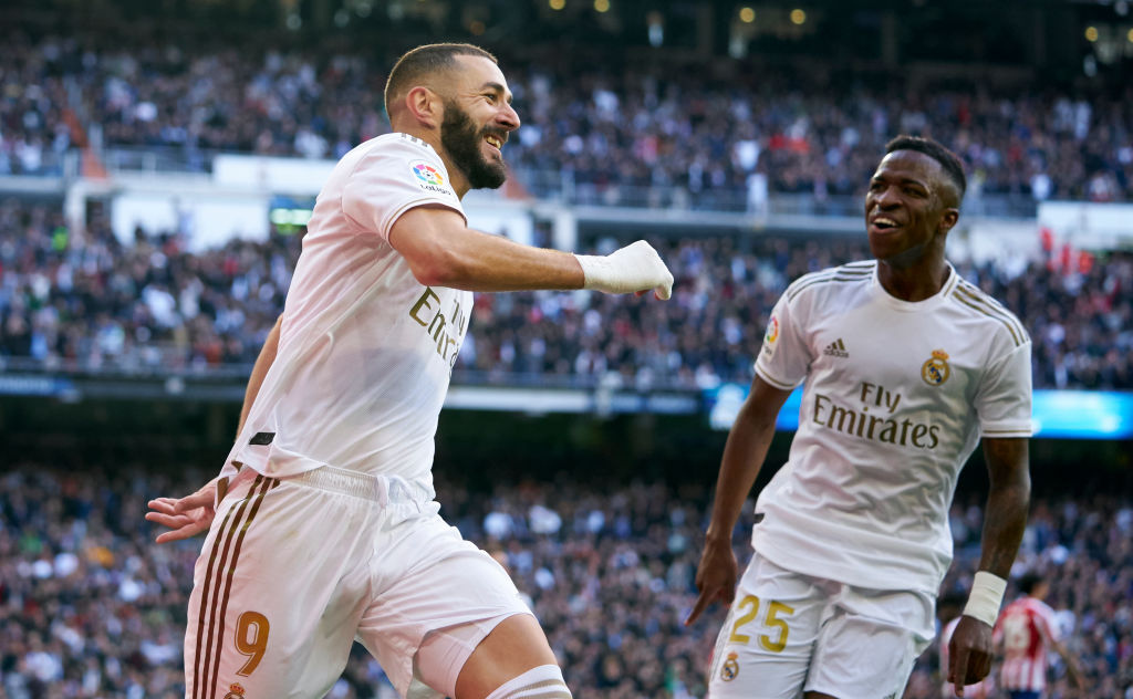 Vini Jr e Benzema em ação pelo Real Madrid - GettyImages