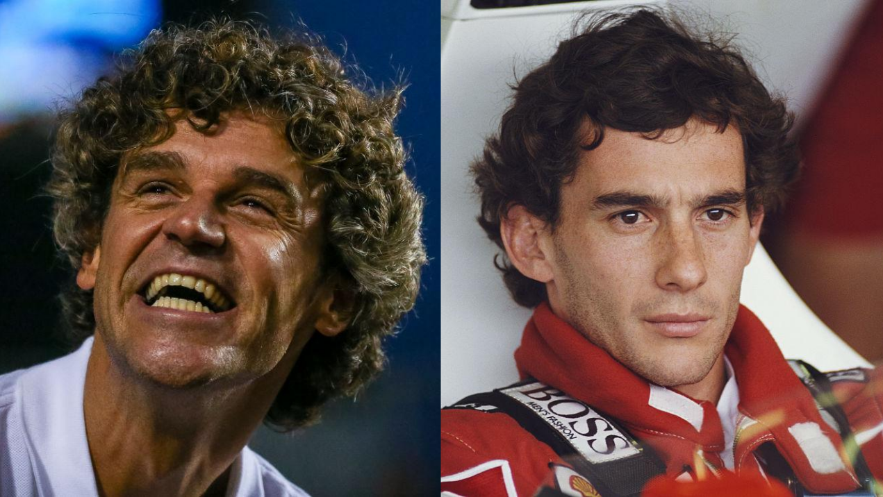 Você sabia? Ex-tenista Guga tinha encontro marcado para conhecer Ayrton Senna dois dias depois do acidente em Ímola - GettyImages