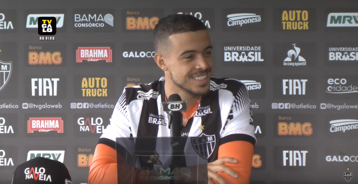 Di Santo chegou ao Galo na temporada passada - Transmissão TV Galo