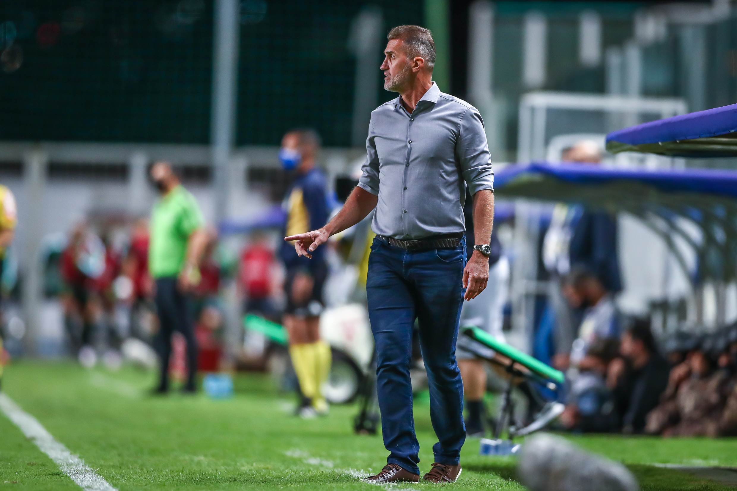 Mancini surpreendeu na escalação do Grêmio contra o Bragantino - Lucas Uebel / Grêmio