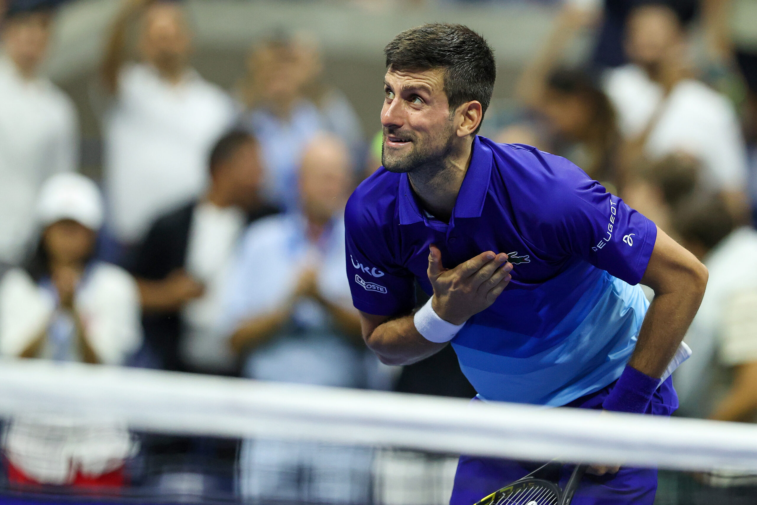 Novak Djokovic depois de vencer Berrettini - Getty Images