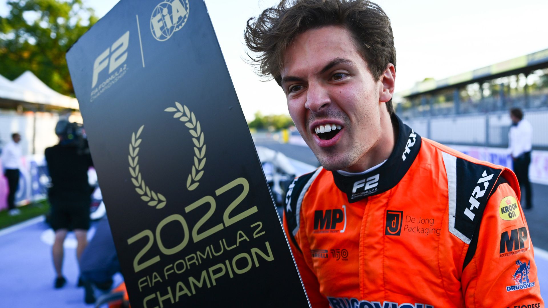 Felipe Drugovich confirma título e é o 1º brasileiro campeão da F2 - GettyImages