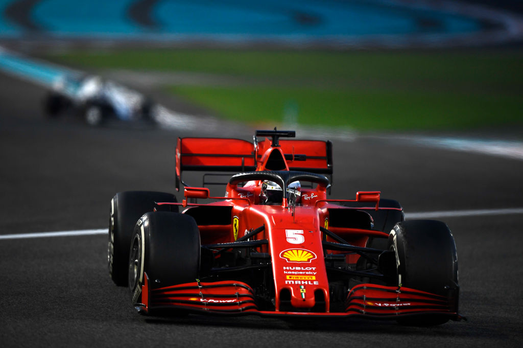 Carro da Ferrari pilotado por Vettel - GettyImages