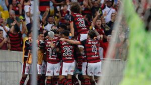 Dorival Jr e o Flamengo vão enfrentar o Corinthians na próxima fase da Libertadores - Gilvan de Souza/Flamengo