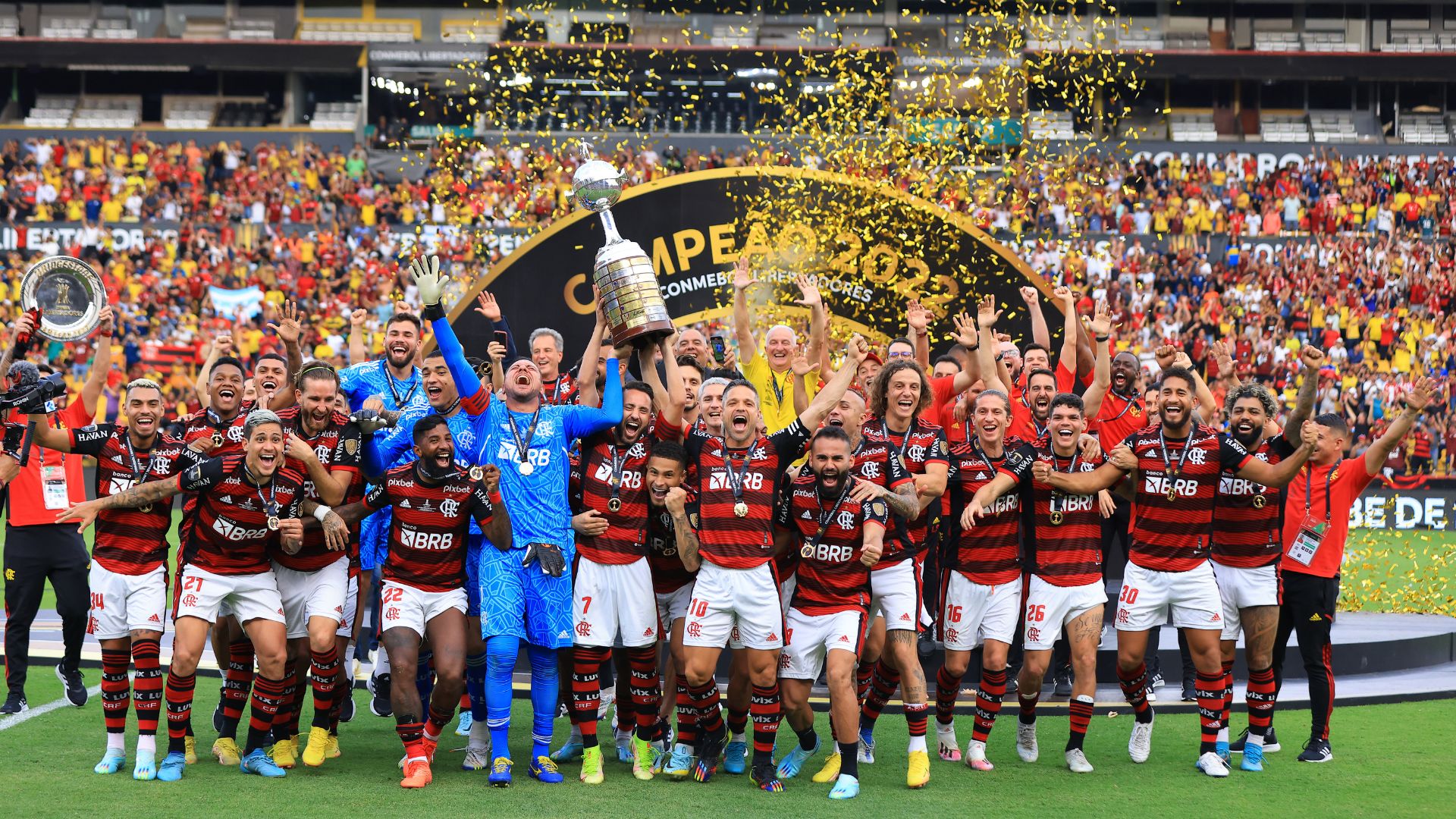 Confira a premiação do Flamengo pelo título da Libertadores - GettyImages