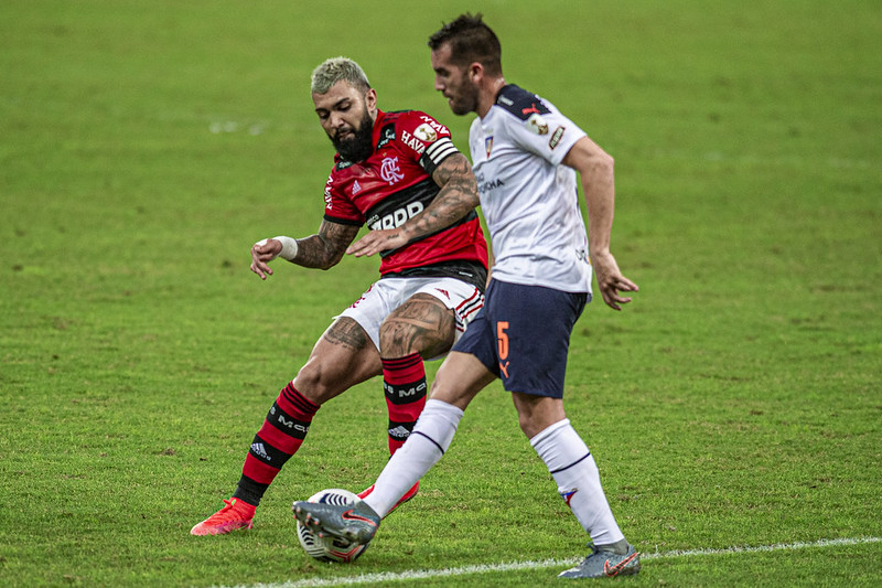 Gabigol e Rogério Ceni teriam tido problemas no vestiário do Flamengo - Marcelo Cortes/Flamengo