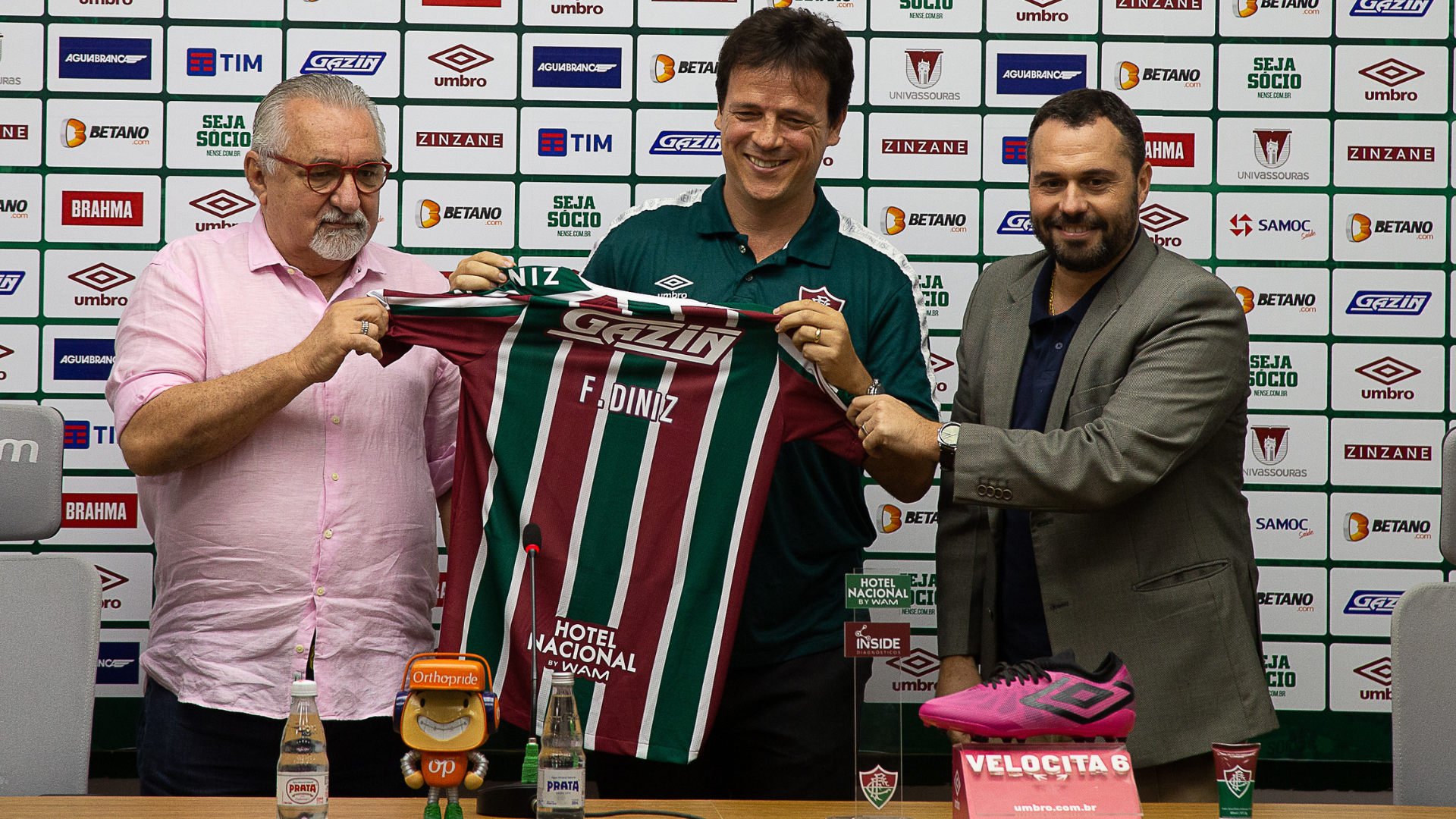 Fernando Diniz chega ao Fluminense com promessas - Marcelo Gonçalves/Fluminense